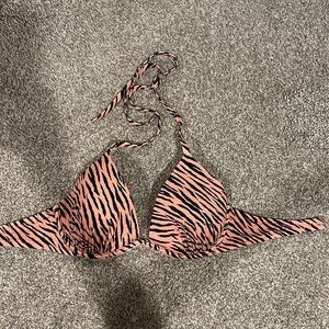 Target Shade & Shore Bikini Top Tiger Print